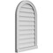 Ekena Millwork Round Top Surface Mount PVC Gable Vent w/ 2"W x 2"P Brickmould Sill Frame, 20"W x 32"H GVPRT20X3203SN - alternate 4